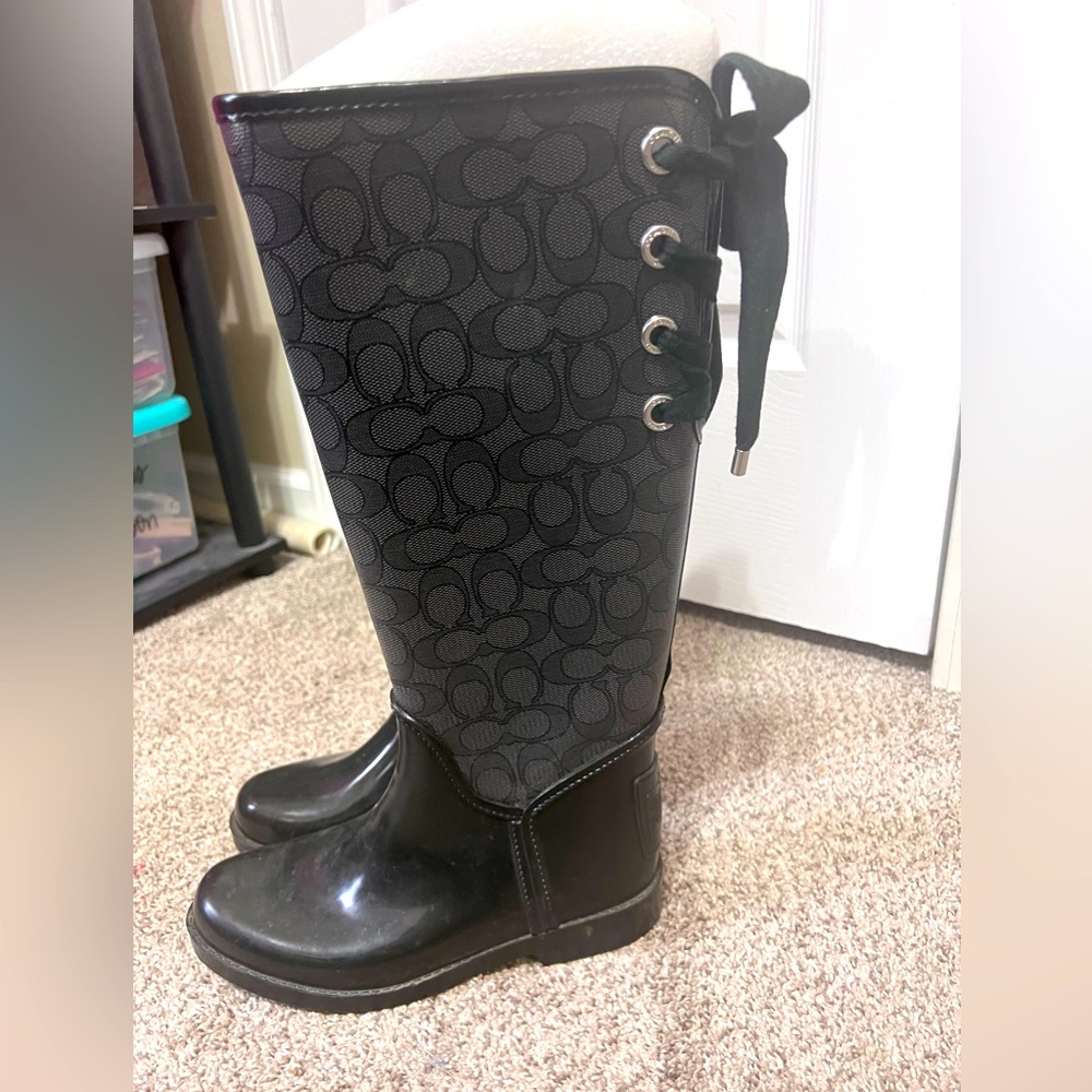Authentic Coach Rain/Winter Boots, Size 6, Very Cute!!!